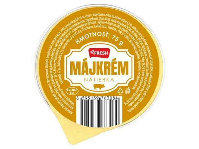 PAŠTÉTA MÁJKRÉM 75g AL FRESH