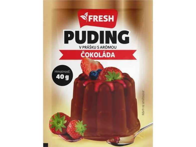 PUDING V PRÁŠKU S ČOKOLÁDOVOU ARÓMOU 40g FRESH