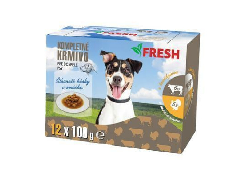 KAPSIČKA PES 12x100g MIX FRESH