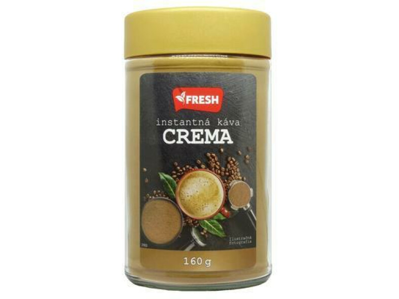 KÁVA INSTANTNÁ FRESH CREMA 160g SKLO