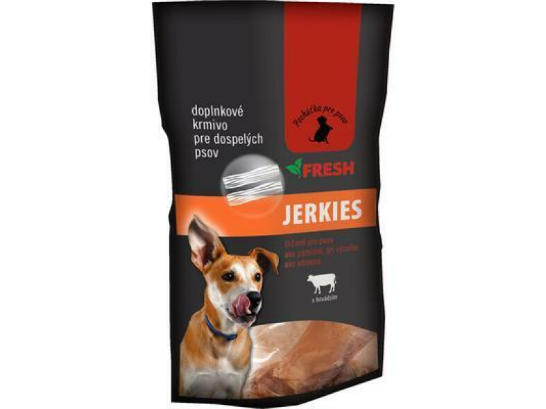 SNACK PES HOVÄDZÍ JERKIES 120g FRESH