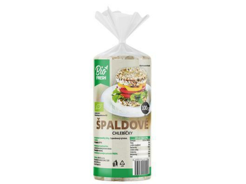 CHLEBÍK ŠPALDOVÝ BIO 100g FRESH