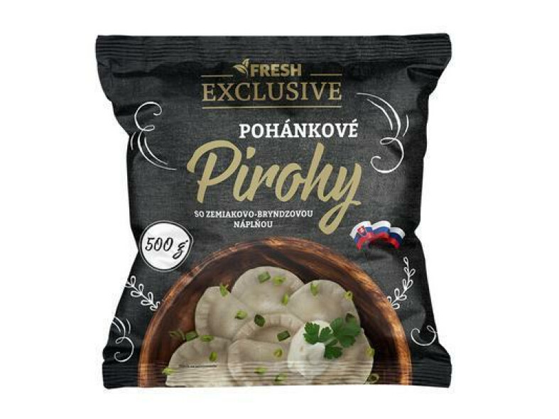 MRAZENÉ PIROHY POHÁNKOVÉ 500g FRESH EXCLUSIVE