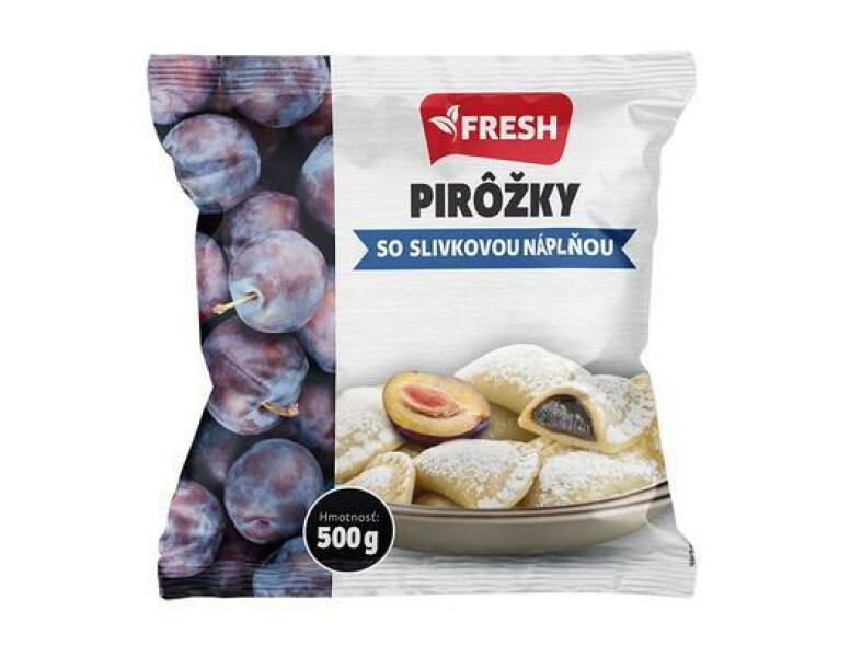 MRAZENÉ PIRÔŽKY SO SLIVKOVOU NÁPLŇOU 500g FRESH