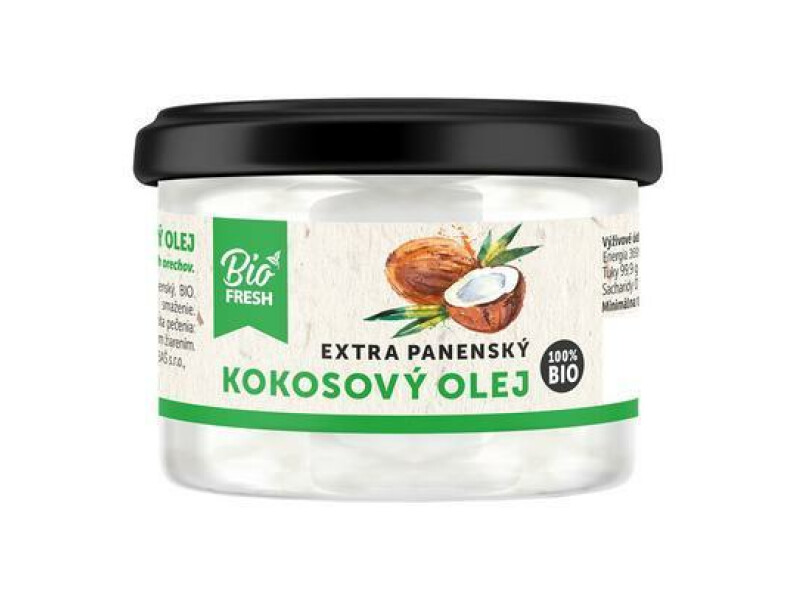 OLEJ BIO KOKOSOVÝ EXTRA PANENSKÝ 200ml FRESH