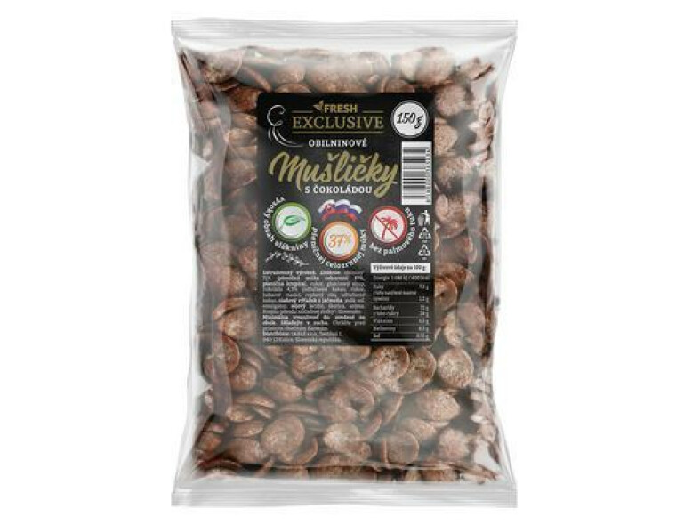 CEREÁLIE MUŠLIČKY S ČOKOLÁDOU 150g FRESH EXCLUSIVE