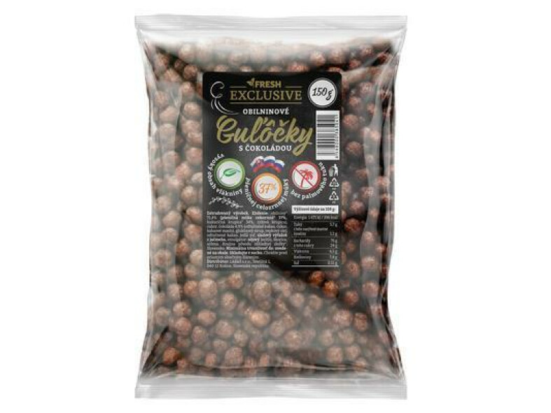 CEREÁLIE GUĽÔČKY S ČOKOLÁDOU 150g FRESH EXCLUSIVE