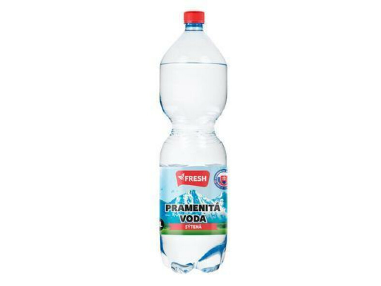 VODA PRAMENITÁ SÝTENÁ 1.5l PET FRESH VRATNÝ OBAL