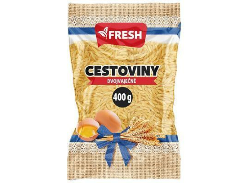 CESTOVINY SLOVENSKÁ RYŽA DVOJVAJEČNÉ 400g FRESH