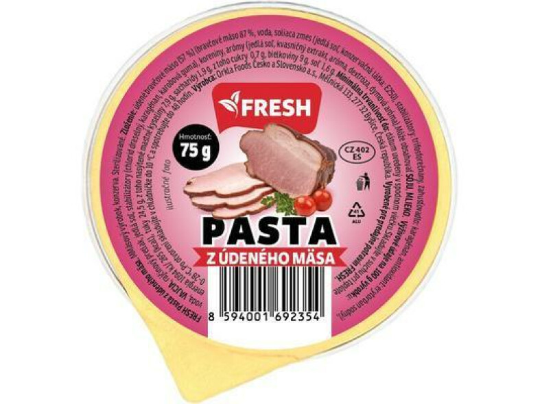 PAŠTÉTA PASTA Z ÚDENÉHO MÄSA 75g FRESH