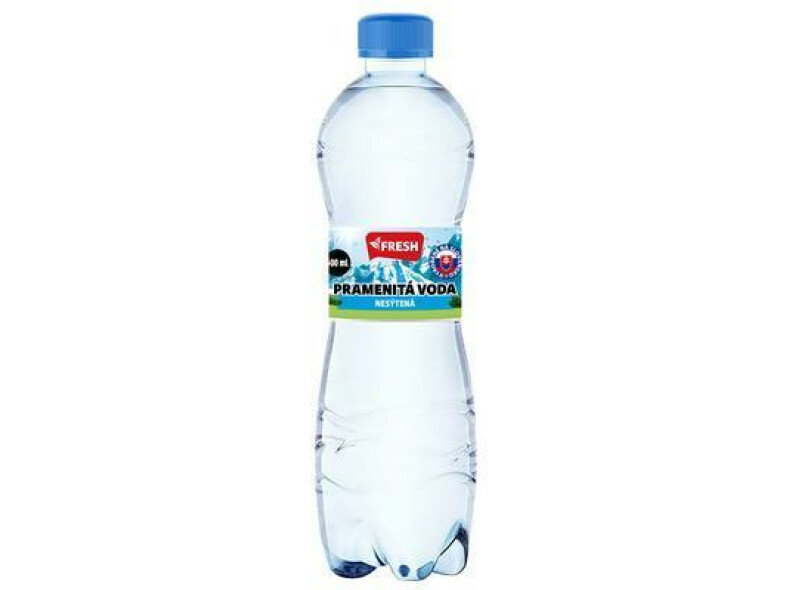 VODA PRAMENITÁ NESÝTENÁ 0.5l PET FRESH VRATNÝ OBAL