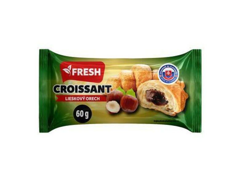 CROISSANT S LIESKOVO-ORIEŠKOVOU NÁPLŇOU 60g FRESH