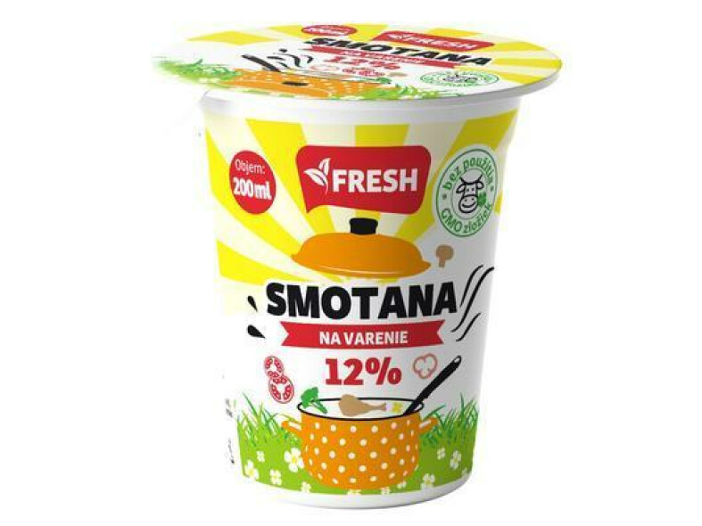 SMOTANA NA VARENIE 12% 200ml FRESH GEMER