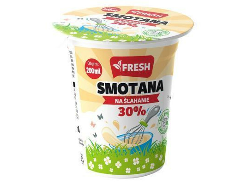 SMOTANA NA ŠĽAHANIE 30% 200ml FRESH