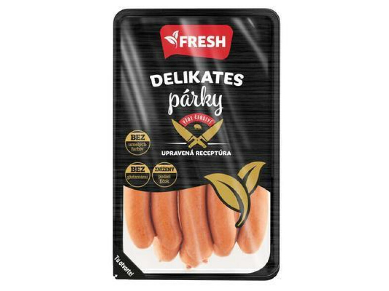 PÁRKY DELIKATES 400g OA FRESH 85% PODIEL MÄSA ALTHAN