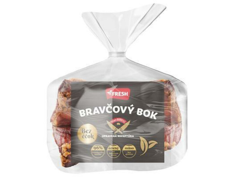 BOK BRAVČOVÝ BEZ E cca 500g /VÁHA/ FRESH 96% PODIEL MÄSA ALTHAN