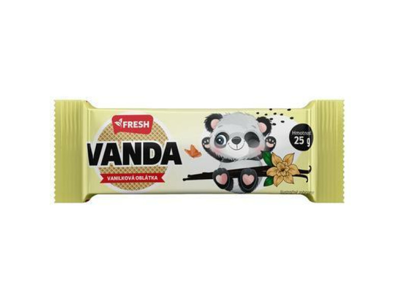 OBLÁTKY VANDA VANILKOVÁ NÁPLŇ 25g FRESH