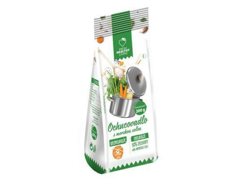 OCHUCOVADLO S MORSKOU SOĽOU BEZ GLUT. 200g FRESH HEALTHY LIVING