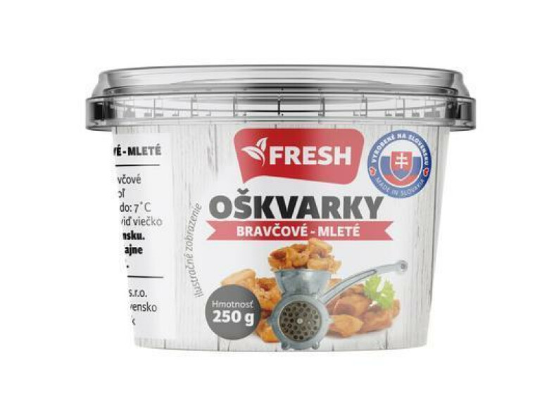 OŠKVARKY BRAVČOVÉ MLETÉ 250g FRESH