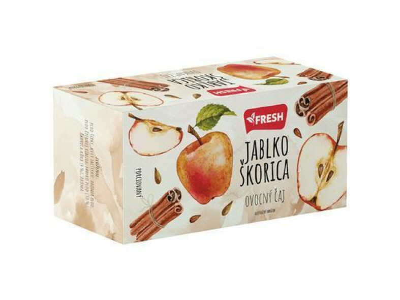 ČAJ OVOCNÝ JABLKO SO ŠKORICOU 40g FRESH