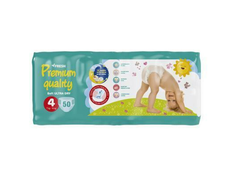 PLIENKY FRESH PREMIUM 4 MAXI 7-18kg 50ks