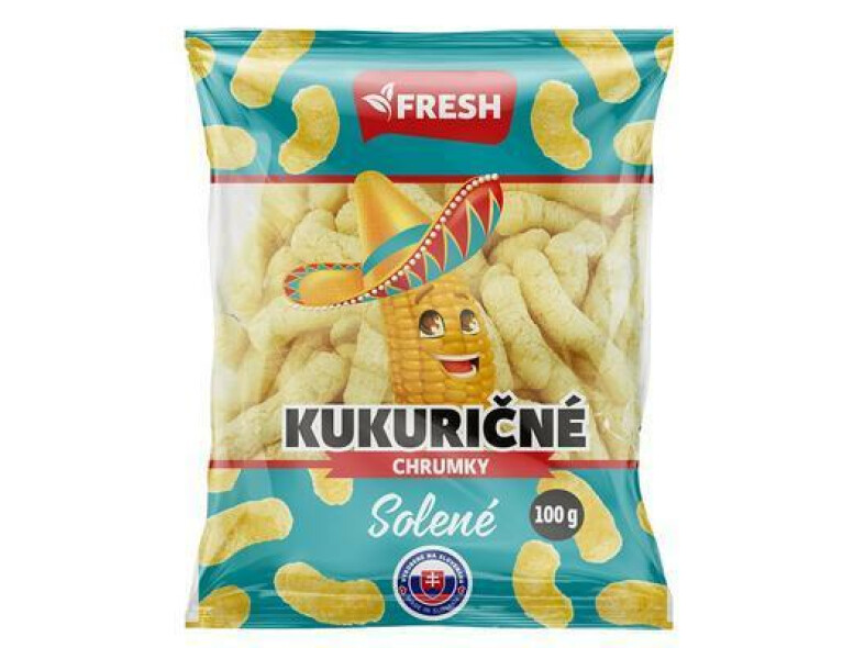 CHRUMKY KUKURIČNÉ SOLENÉ 100g FRESH BEZLEP