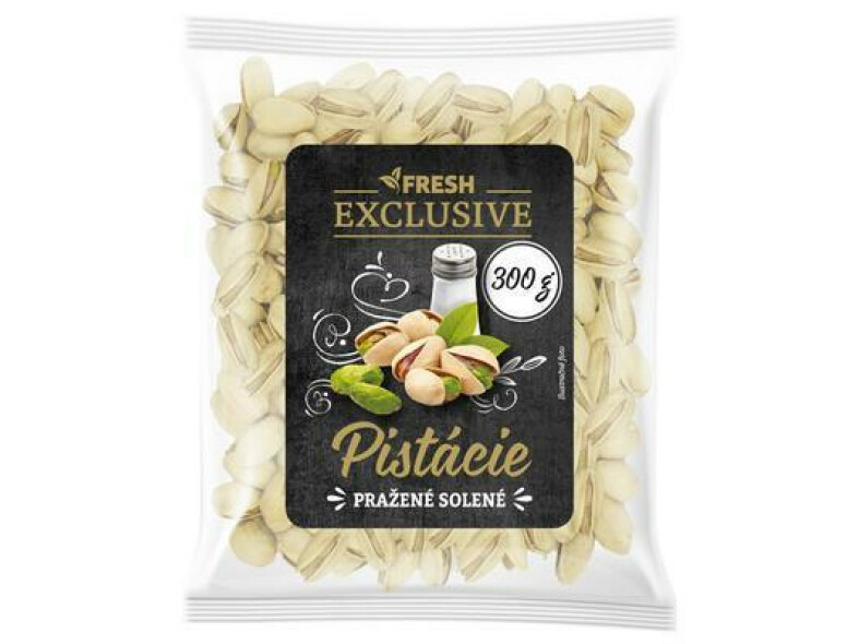 PISTÁCIE PRAŽENÉ SOLENÉ 300g FRESH EXCLUSIVE