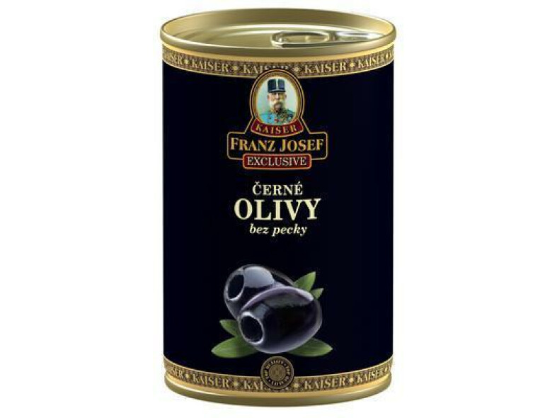 OLIVY ČIERNE BEZ KÔSTKY 314ml / PP 130g FRANZ JOSEF