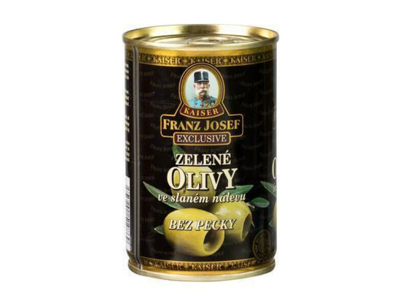 OLIVY ZELENÉ BEZ KÔSTKY 314ml / PP 130g FRANZ JOSEF