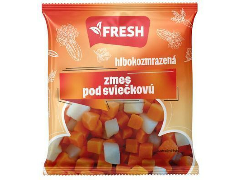 MRAZENÁ ZMES ZELENINOVÁ POD SVIEČKOVÚ 300g FRESH